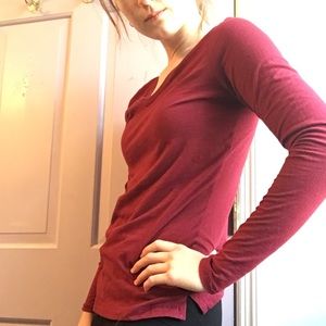 Long Sleeve V-Neck Tee